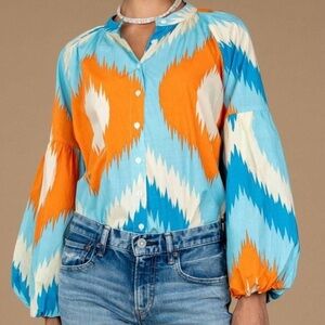 Olivia James The Label Emory Top in Portofino